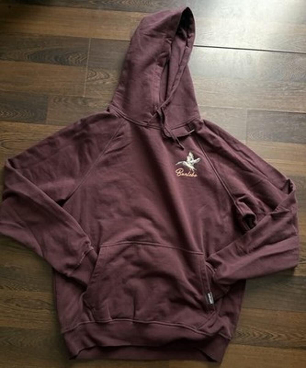 Burlebo Pintail Duck Triangle Hoodie Maroon Men’s Size M